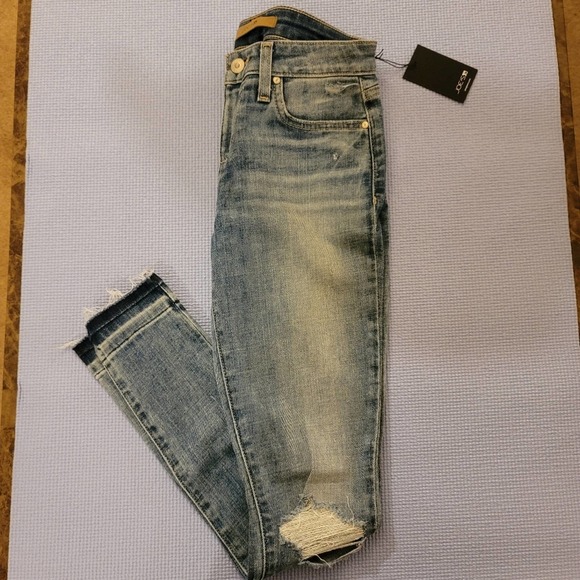 Joe's Jeans Distressed Released Hem Skinny jeans - Picture 9 of 11